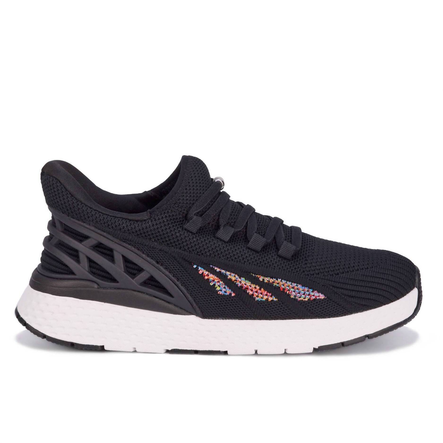 New Drew Women's Halo Walking Shoes In Black Mesh Combo